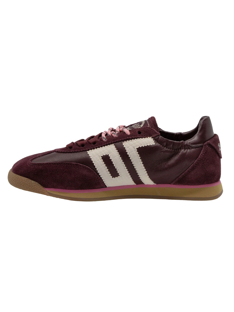 rocket sneaker in 'wine butter'