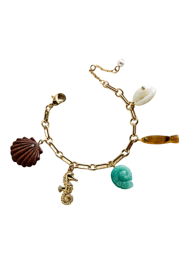 all at sea charm bracelet