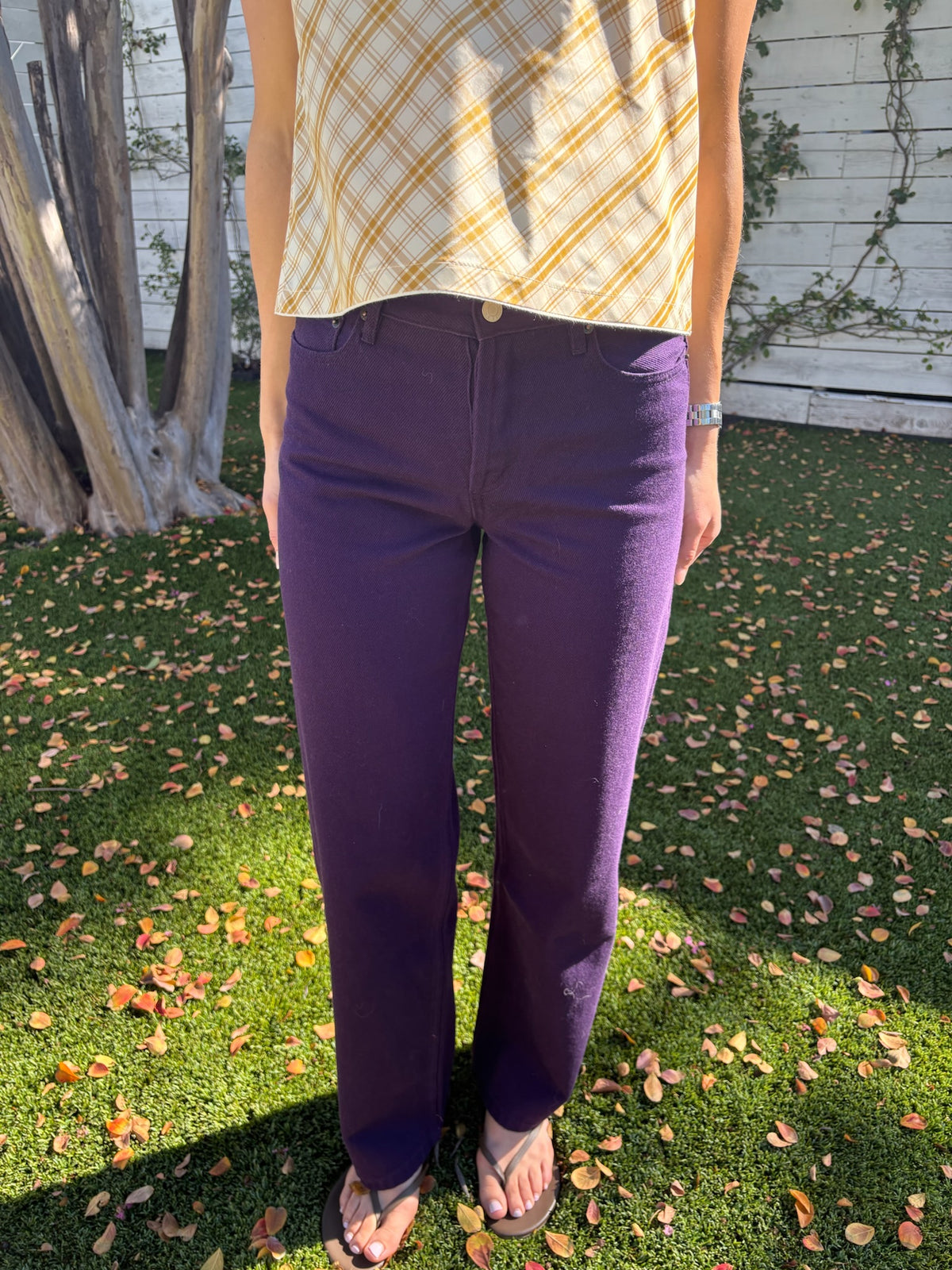 everyday jean in purple