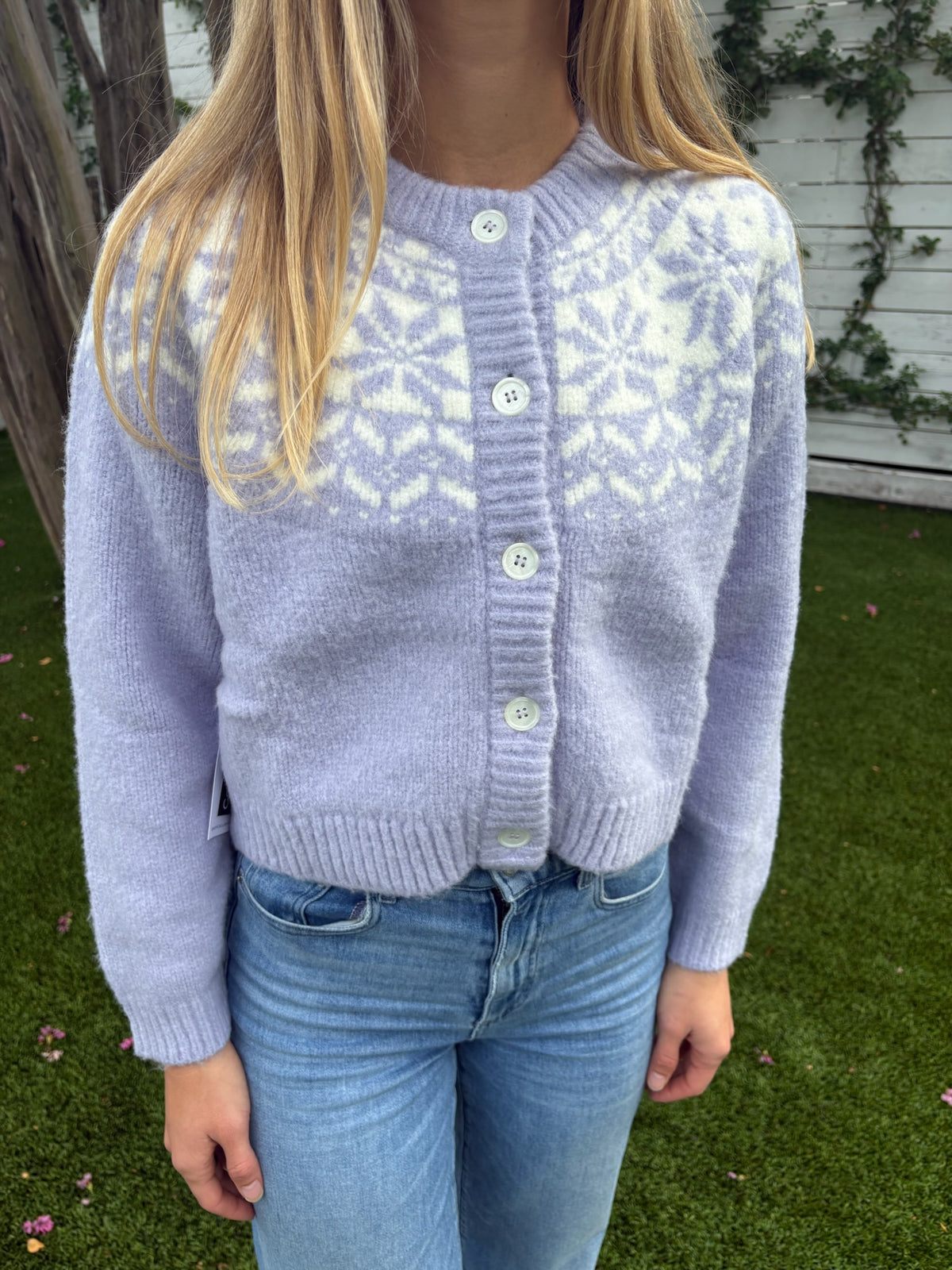 hannah fair isle cardigan