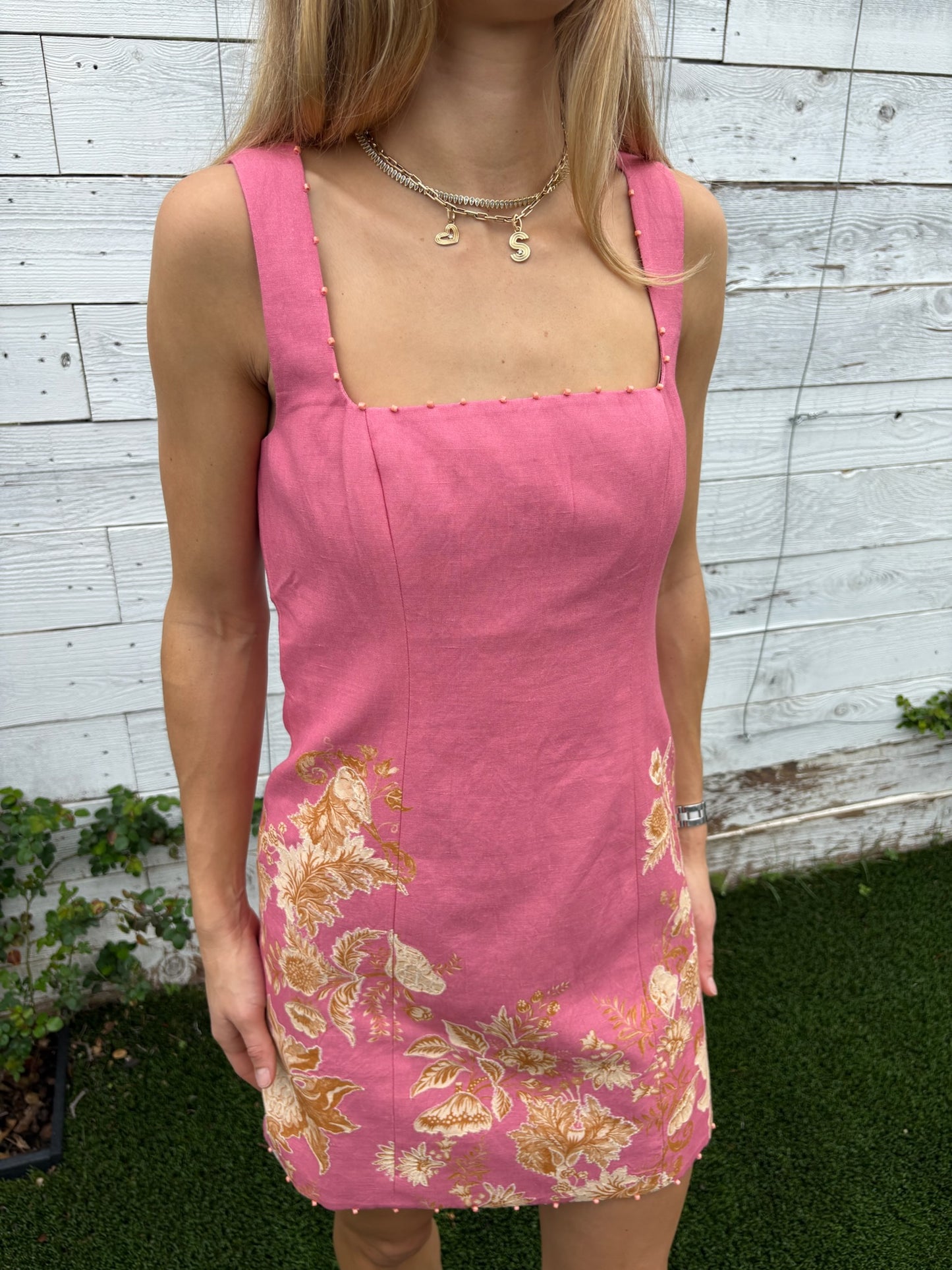 dani square mini dress