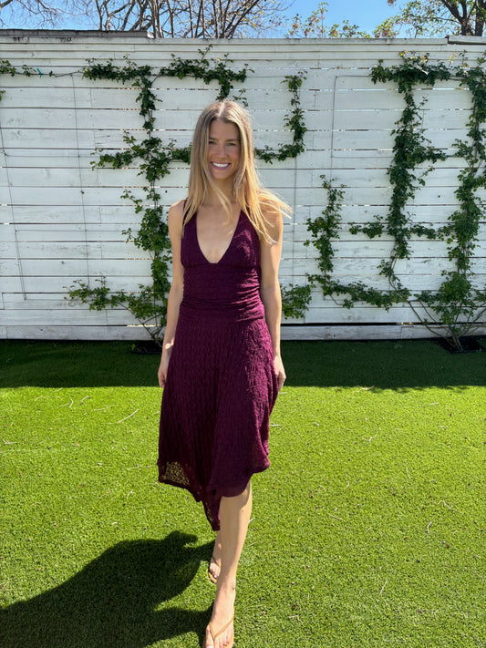 aaila lace skirt plum