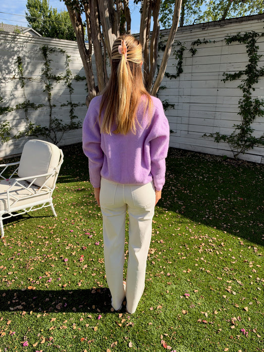column jean high rise in bone