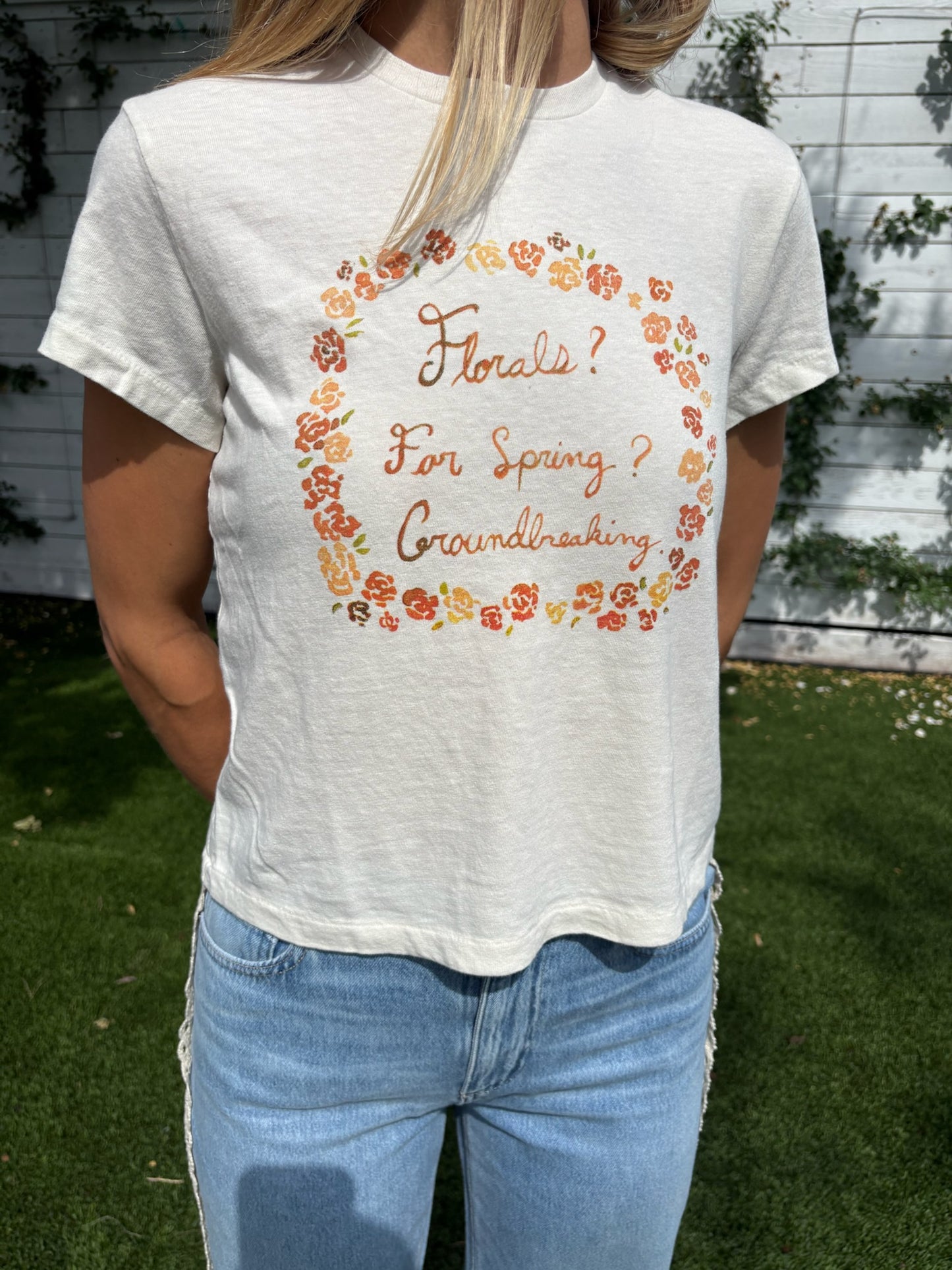 florals for spring tee