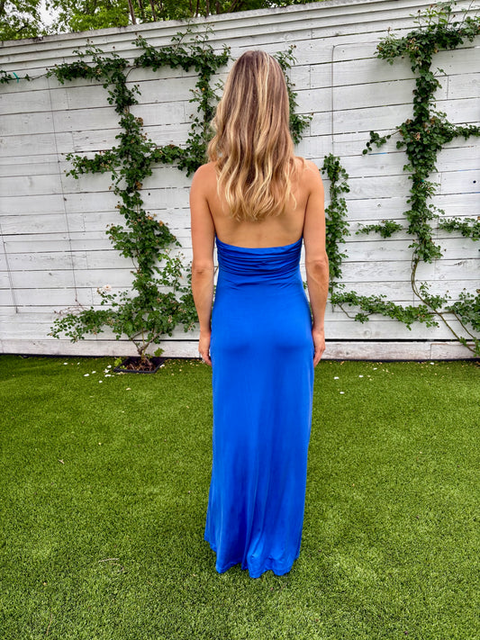 sawyer cupro halter dress