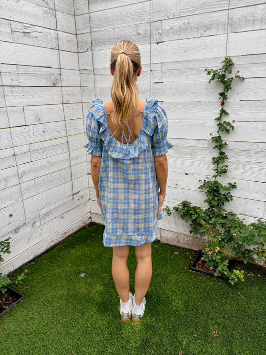 harlow mini night dress check