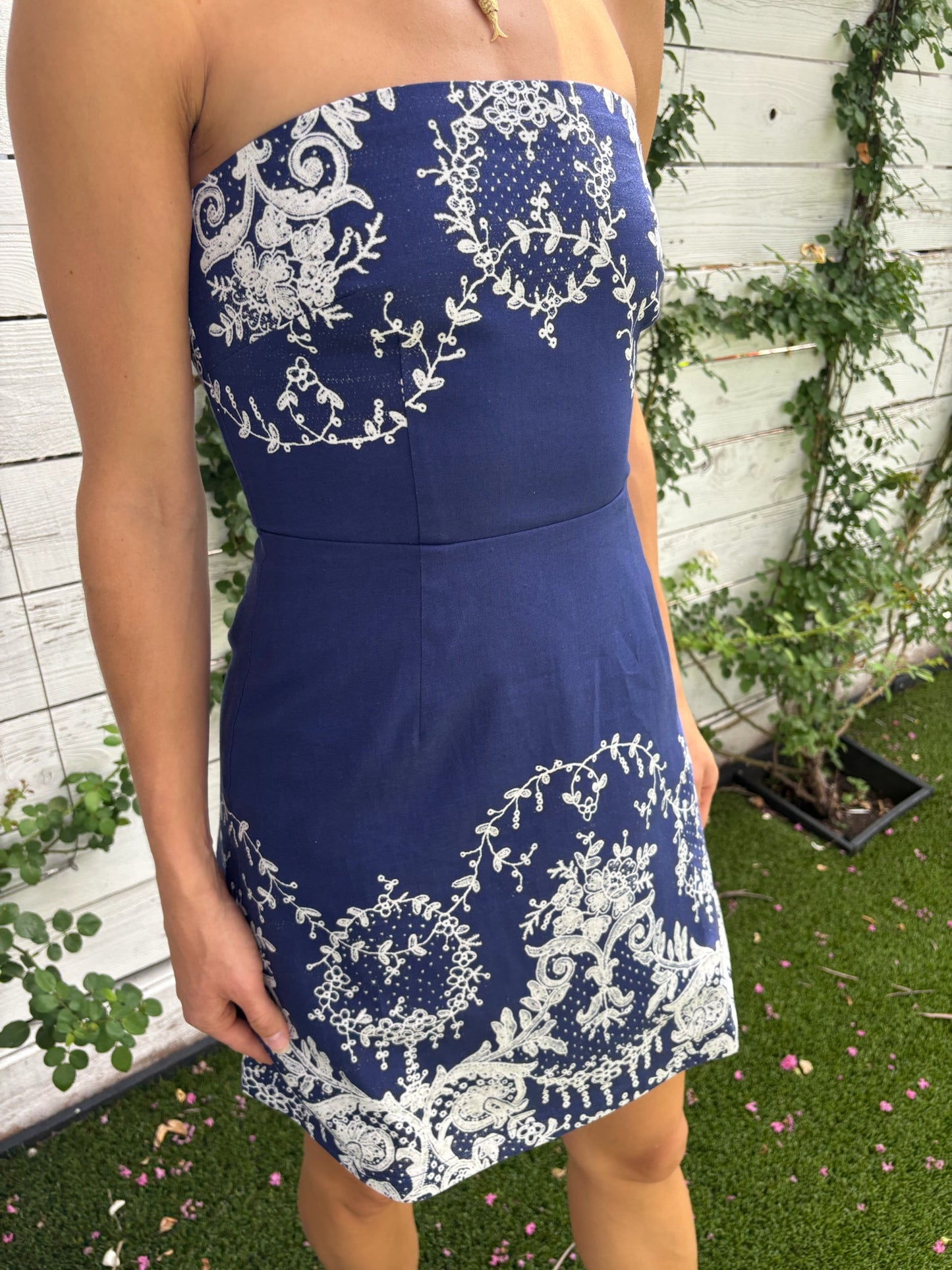 beatrix dress royal lace