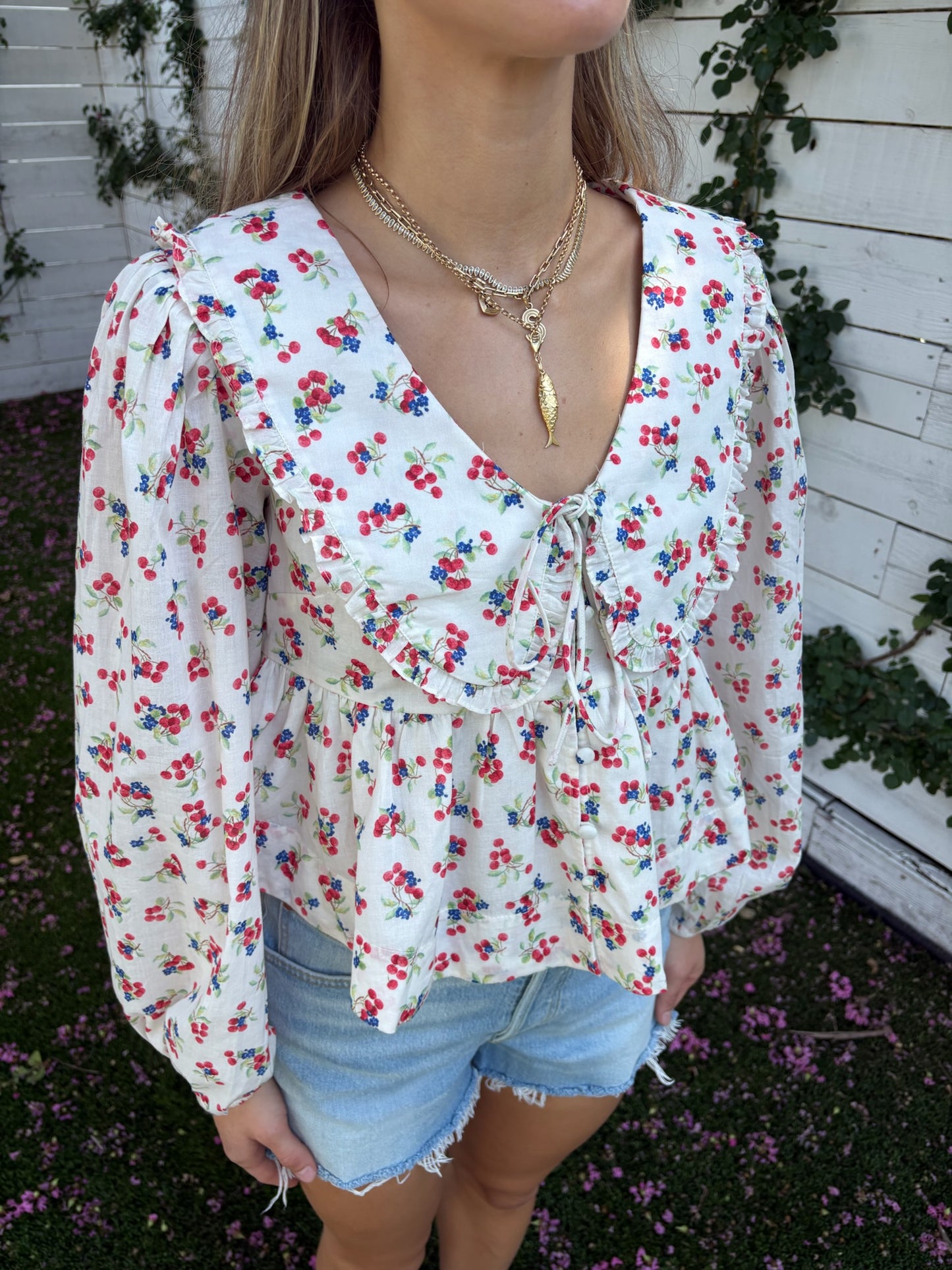 cherry mae top