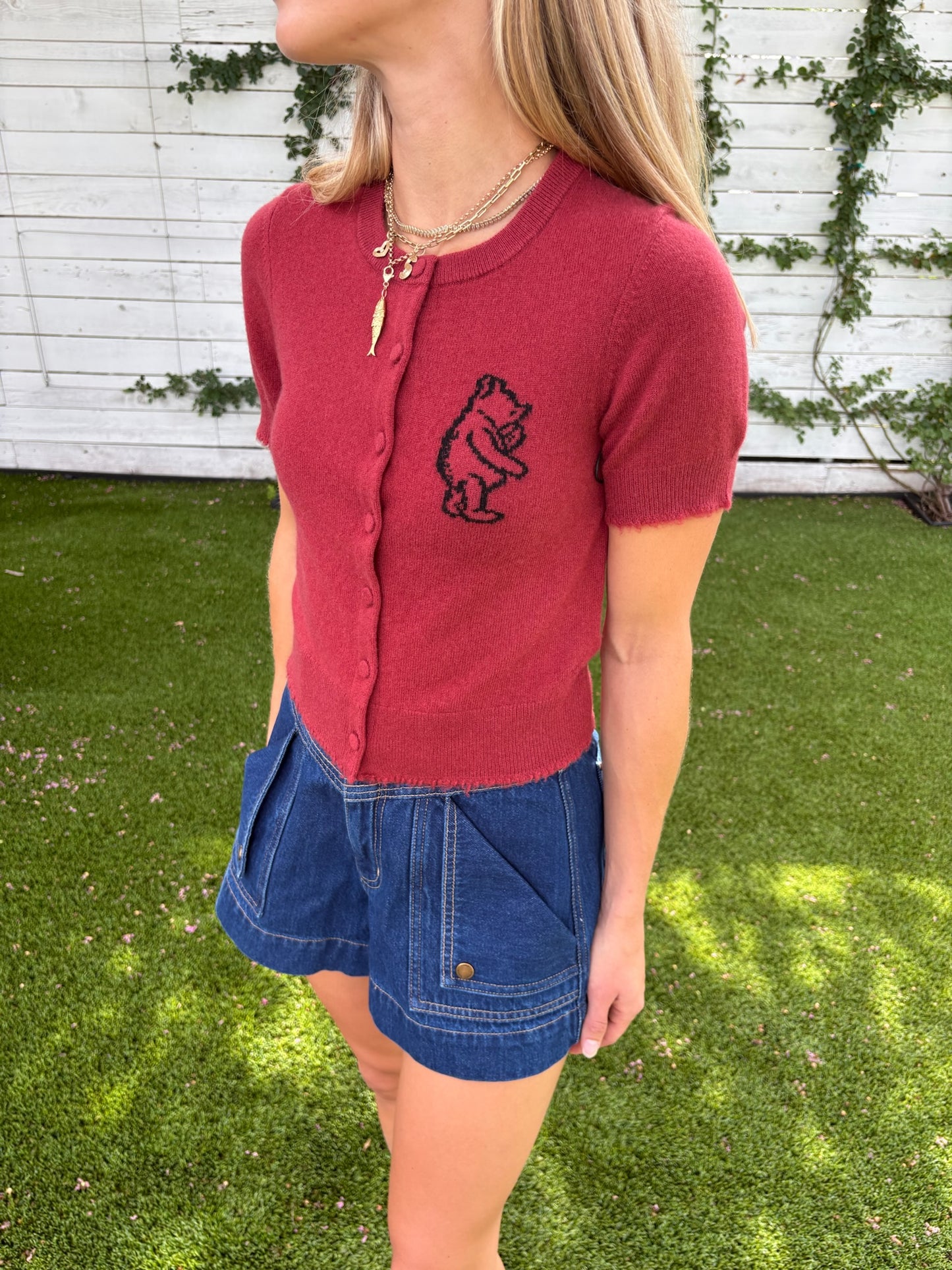the silly bear cardigan