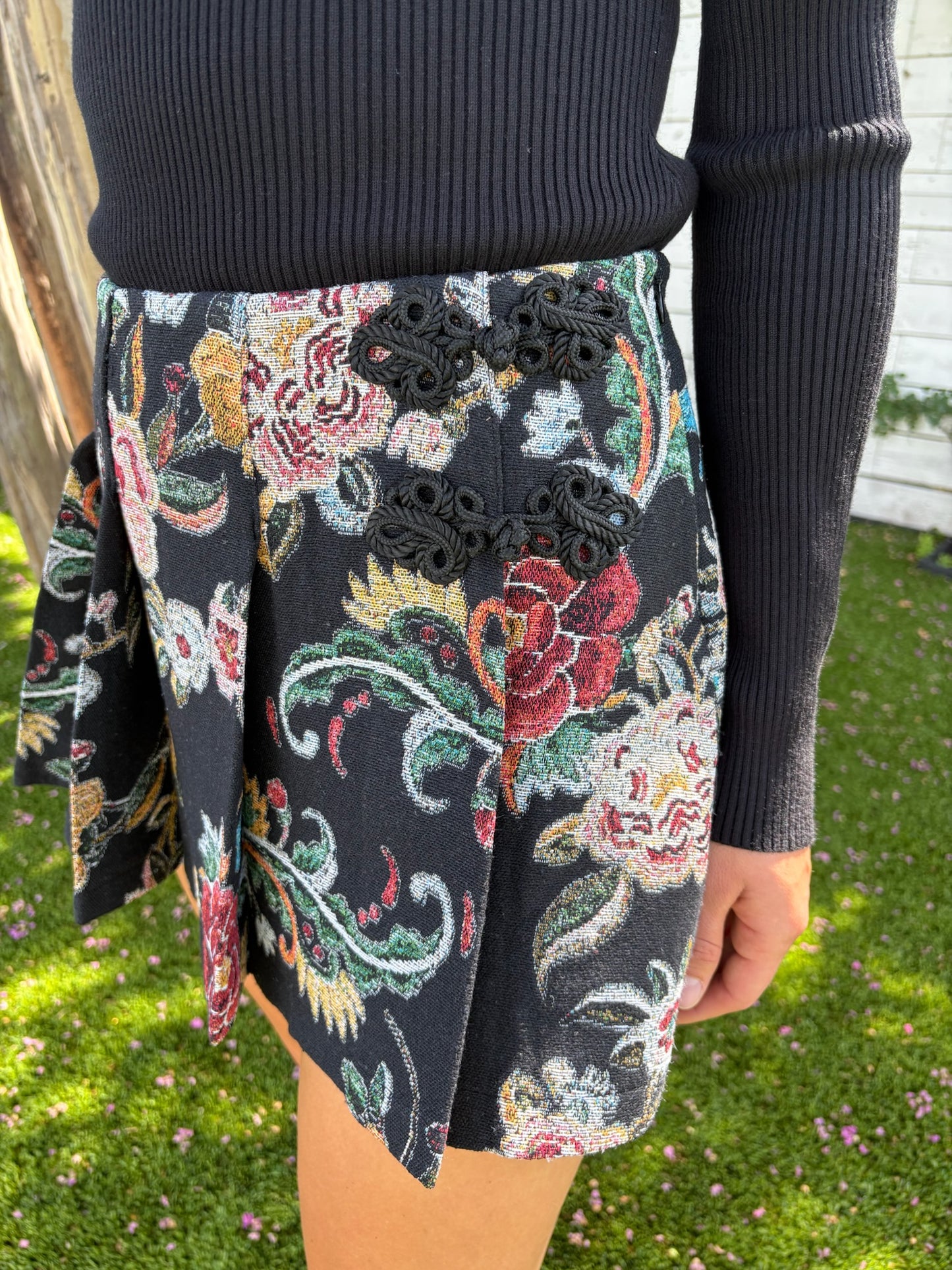 miles brocade skirt