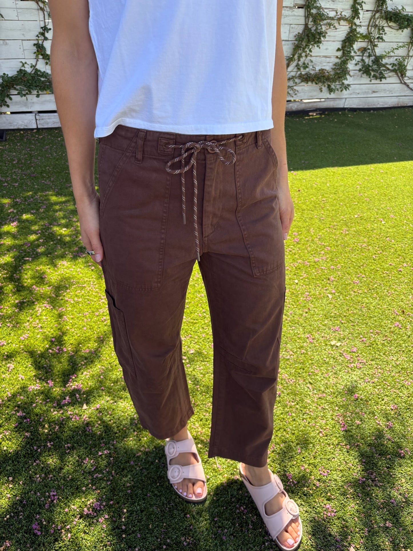 sabrina utility pants in lindt