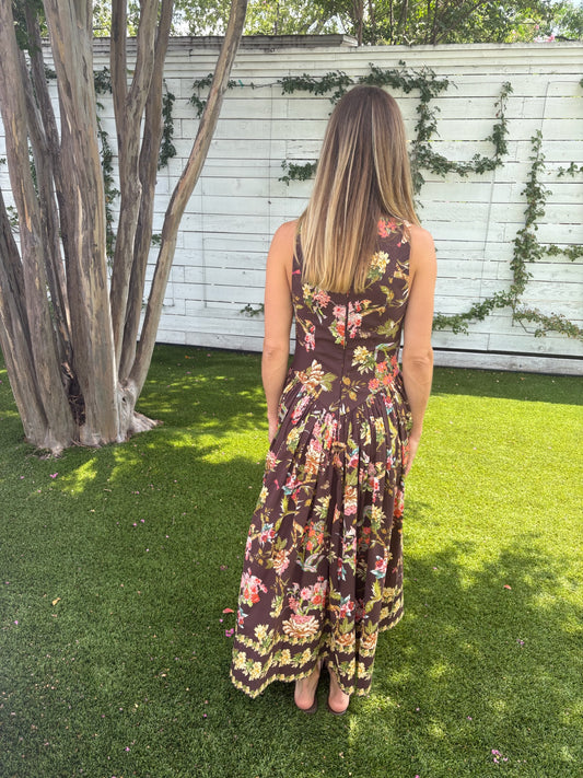 boat neck midi dress