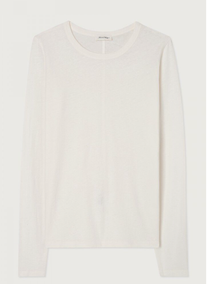 white long sleeve tee