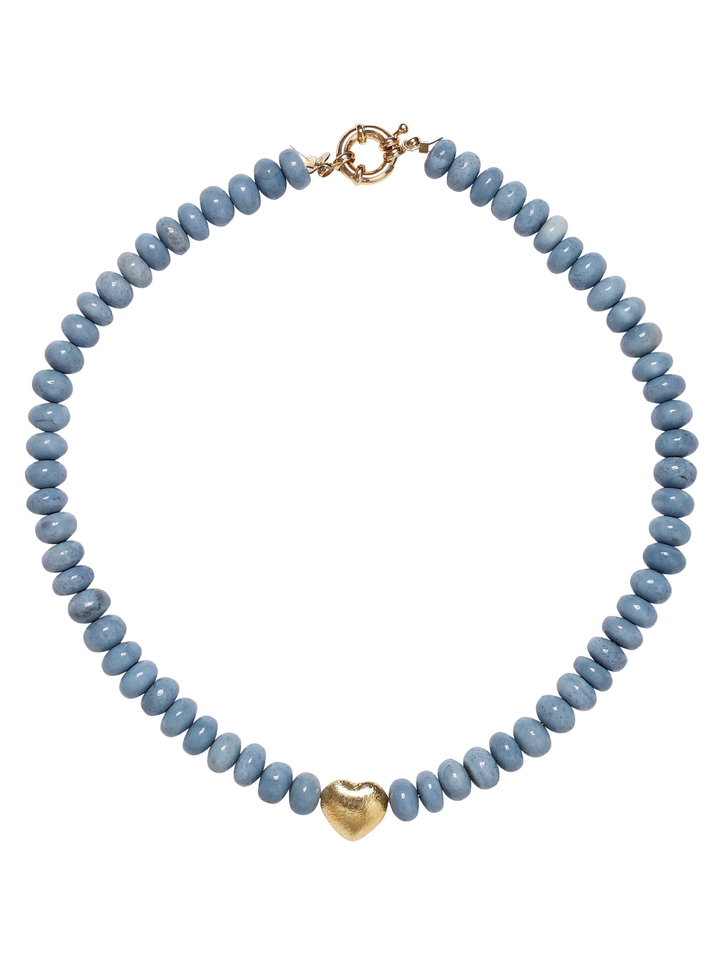 beaded love necklace