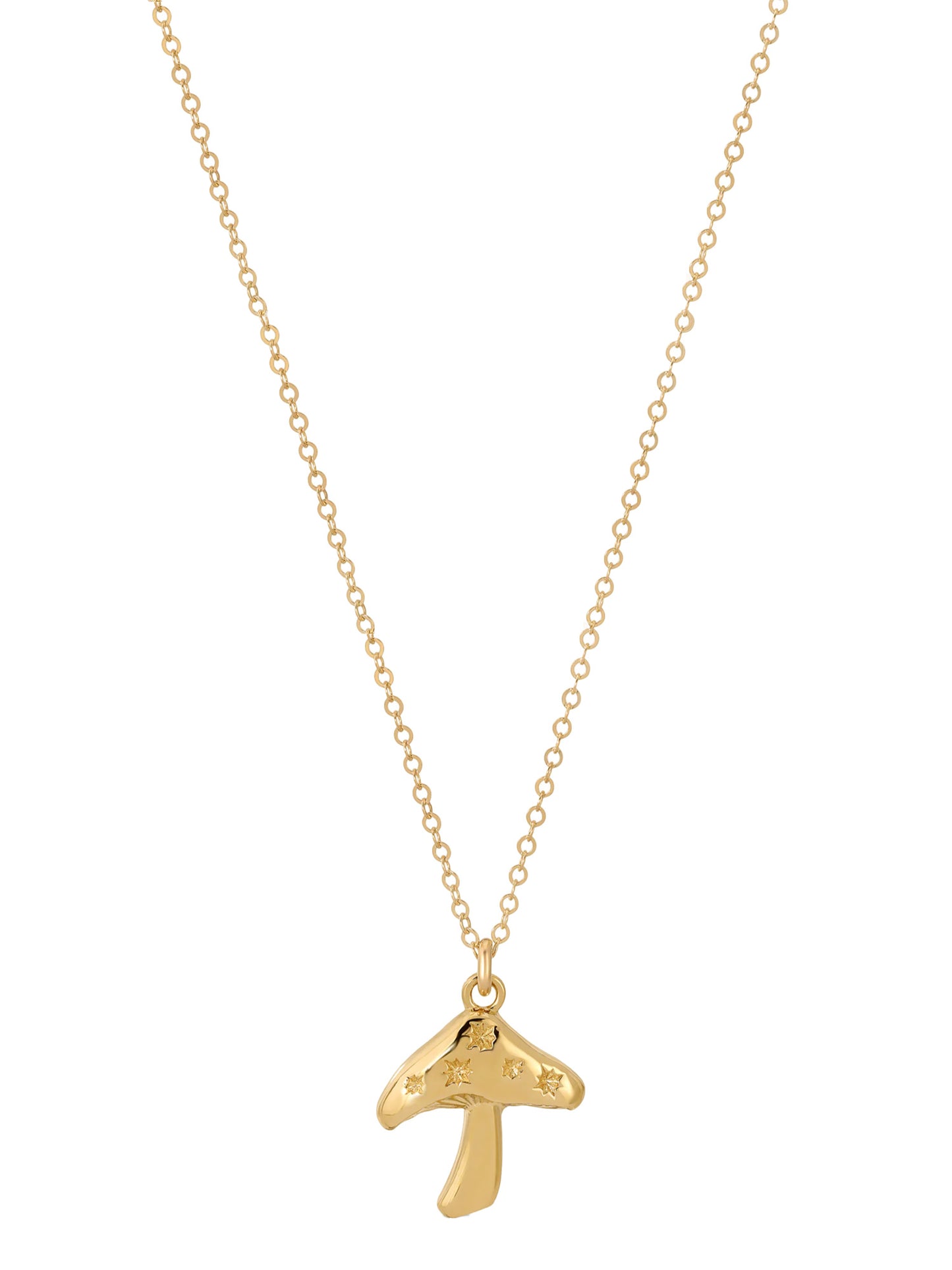 mini mushroom necklace