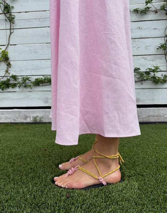 flo wrap sandals
