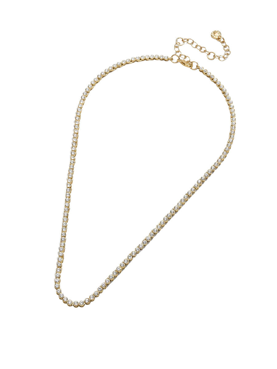 amalie bezel tennis necklace