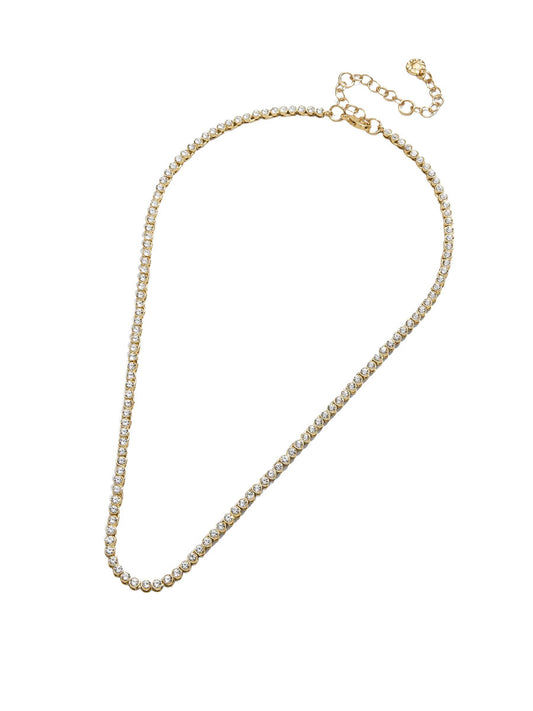 amalie bezel tennis necklace