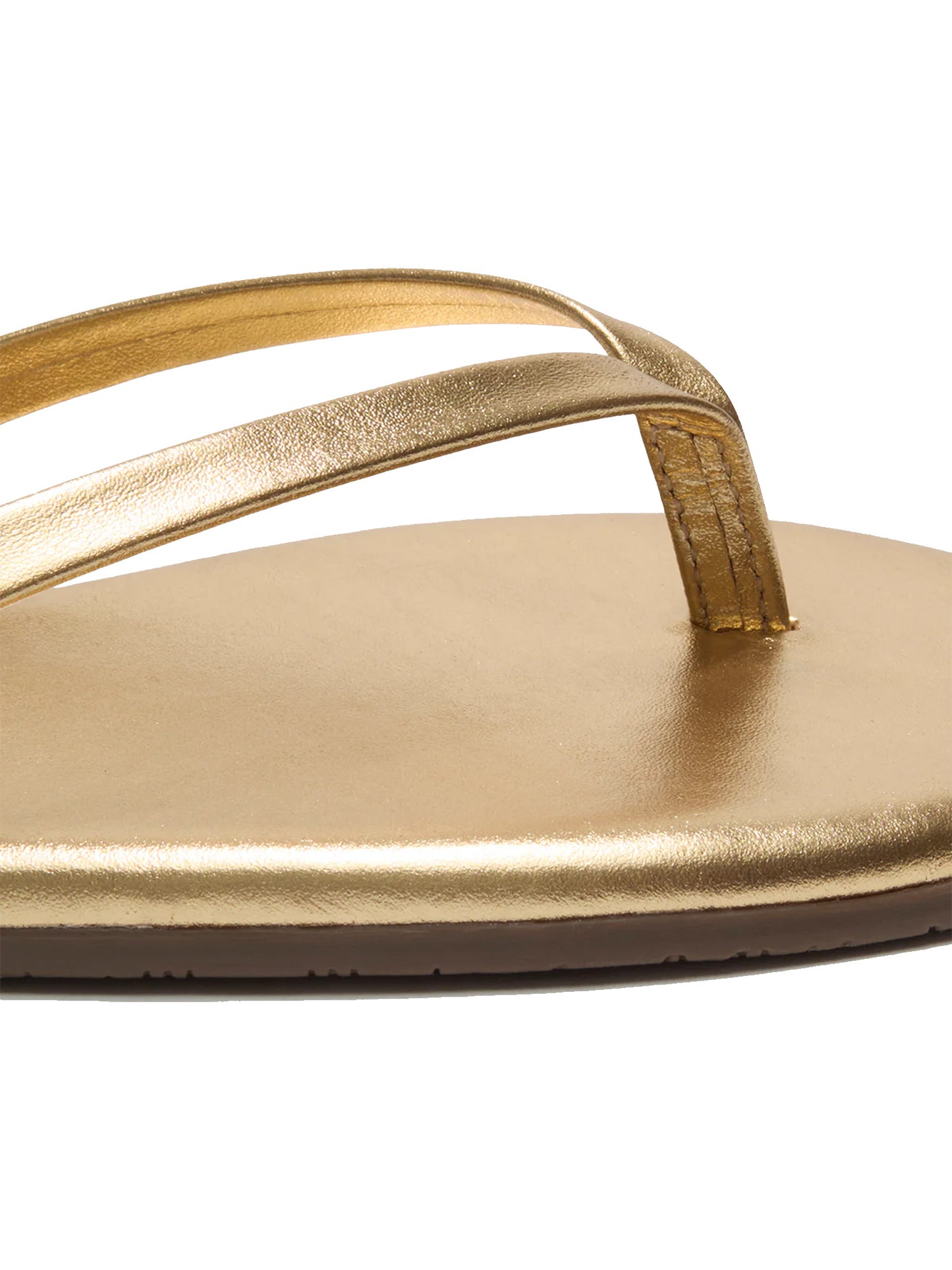 metallics flip flops