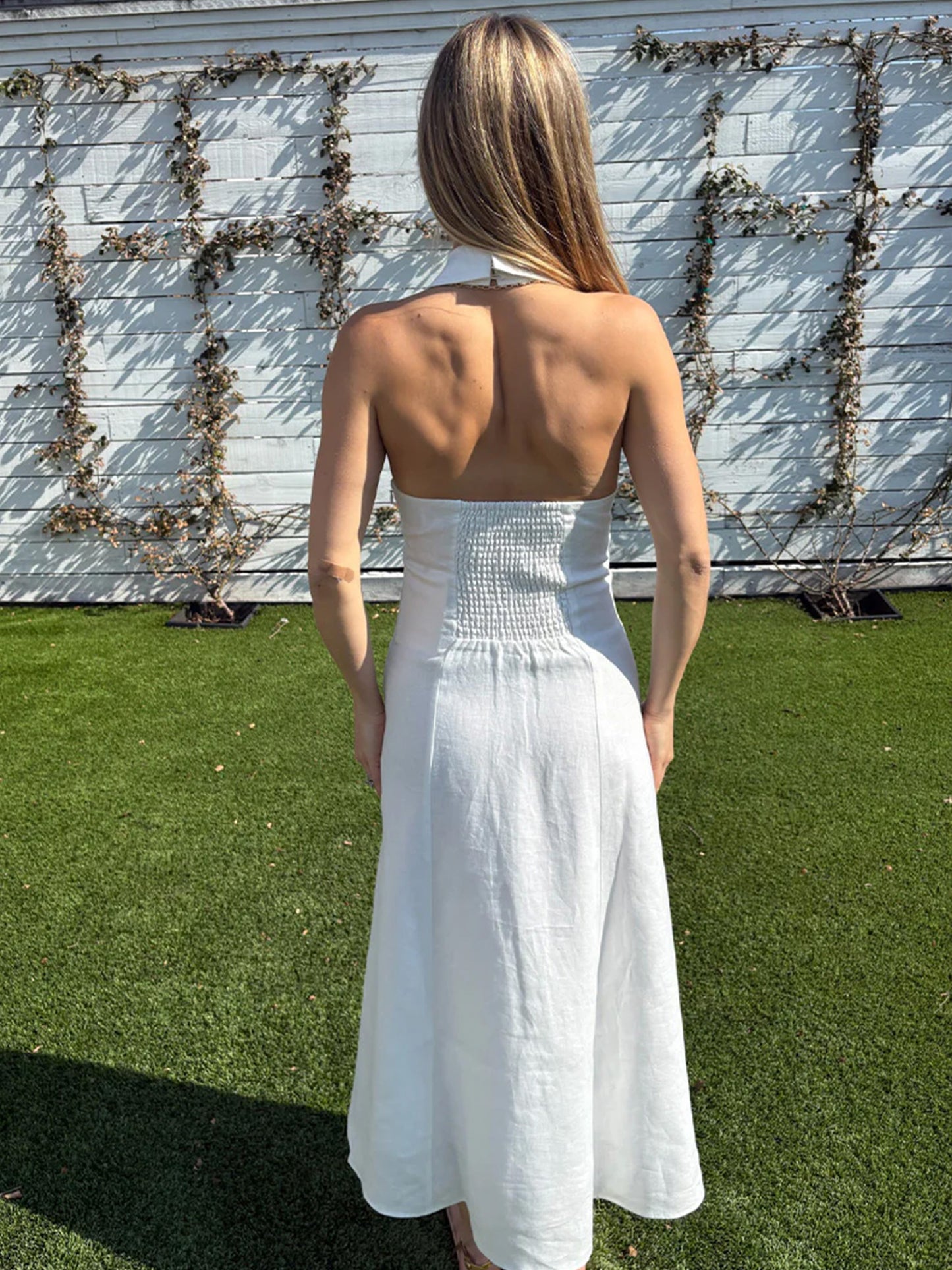 la plage linen dress