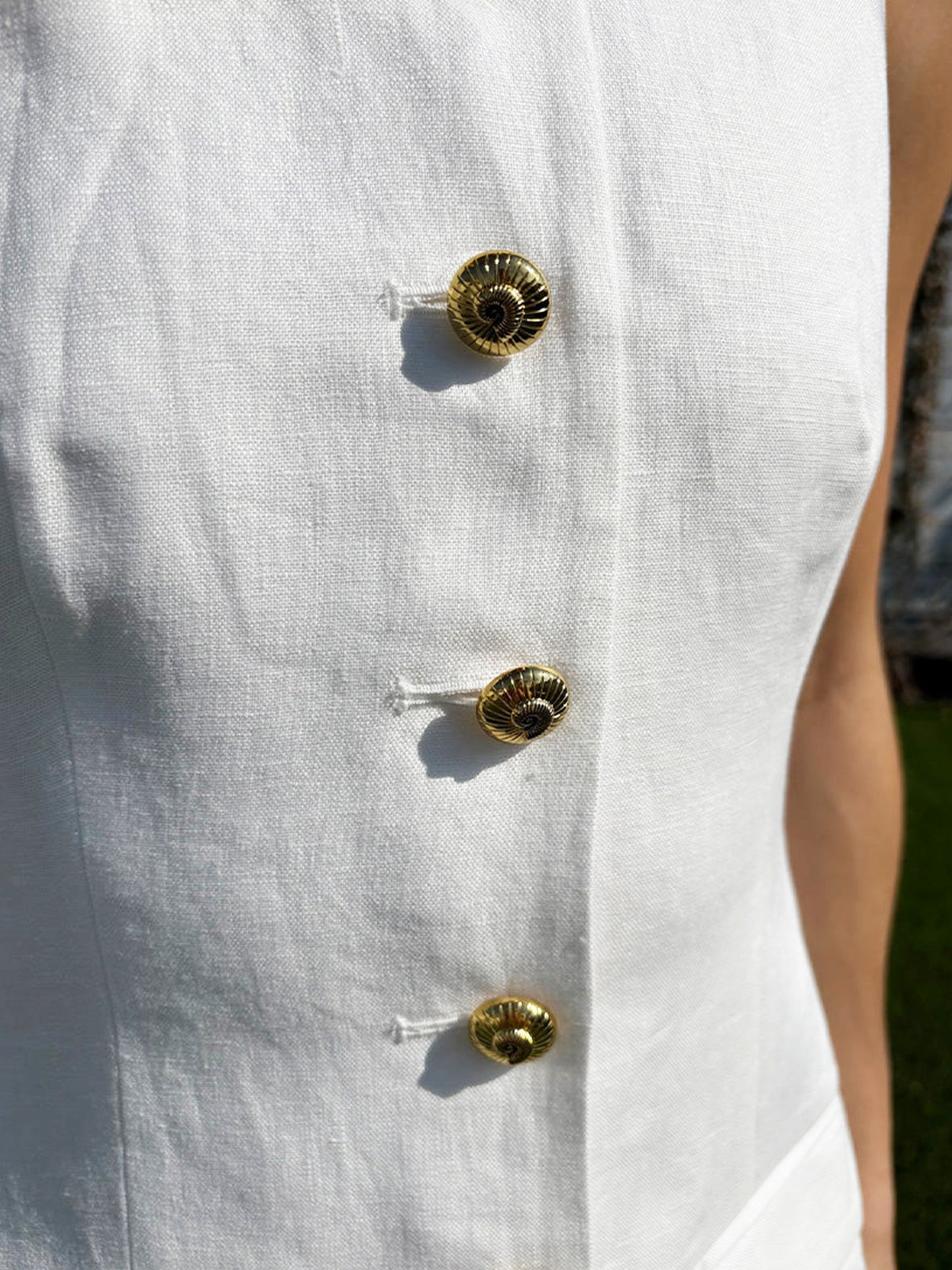 eclat linen dress
