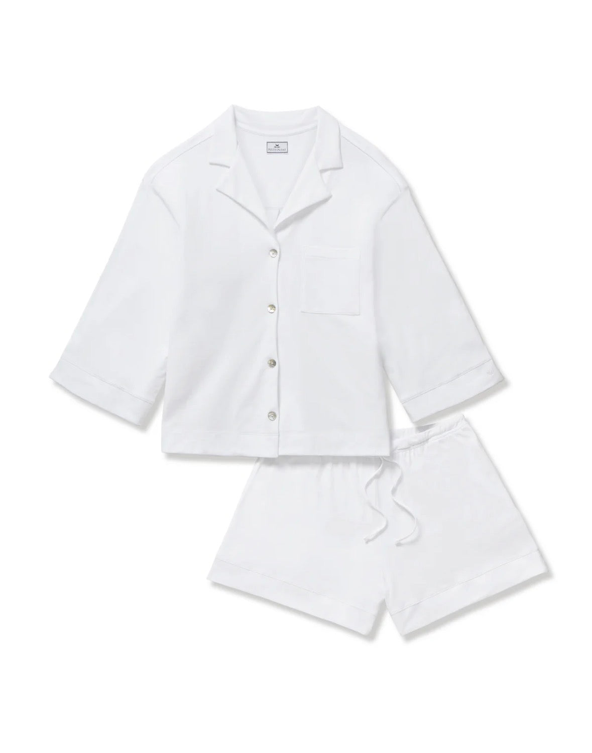 womens pima short sleeve sleep set