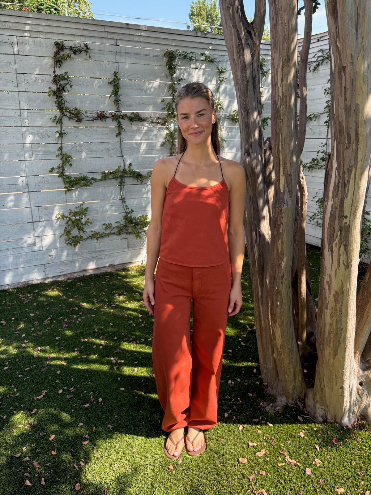 toggle tank in burnt orange