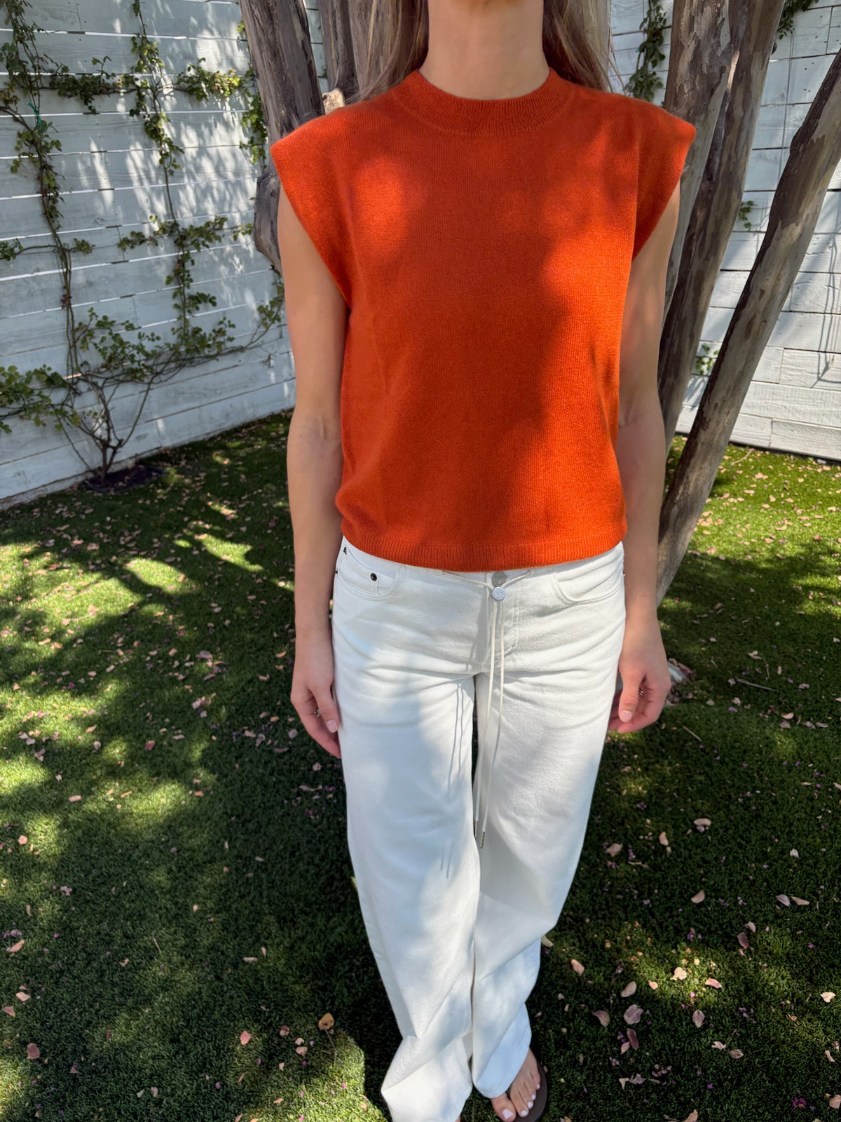 lucca crew neck tank