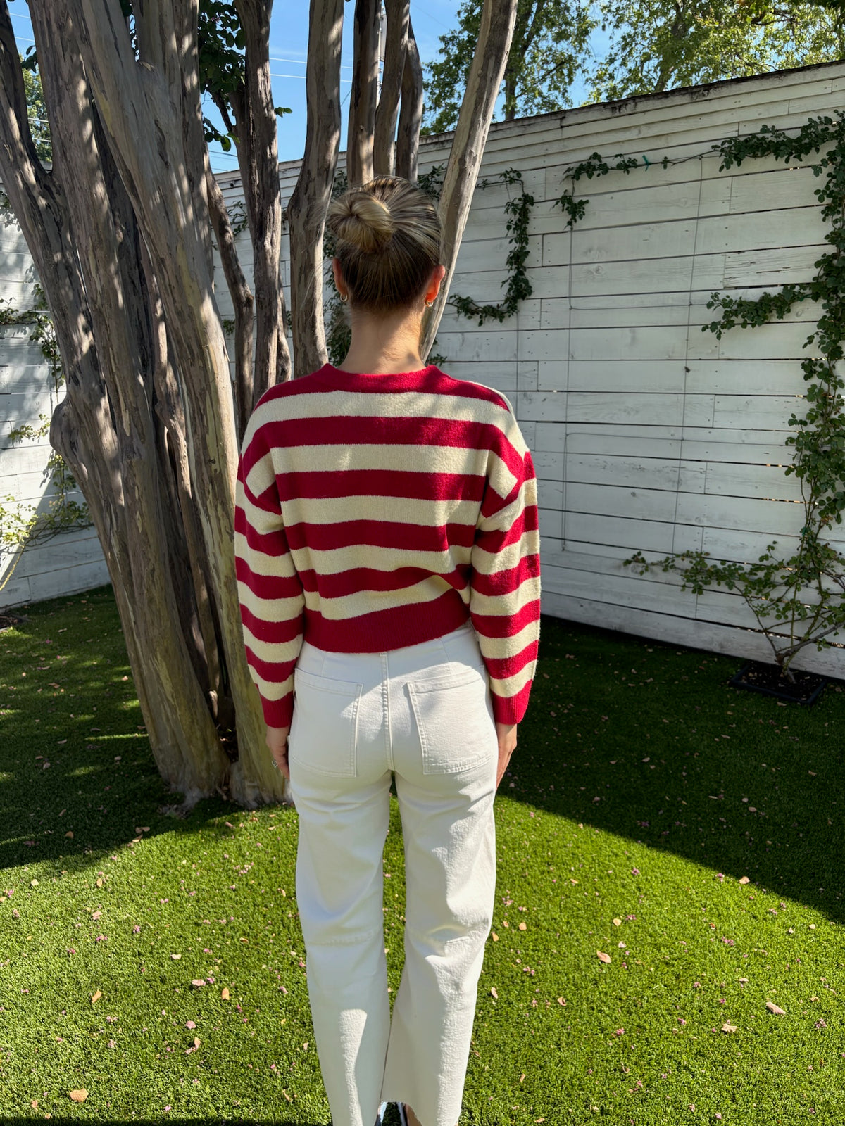 fiona striped cardigan