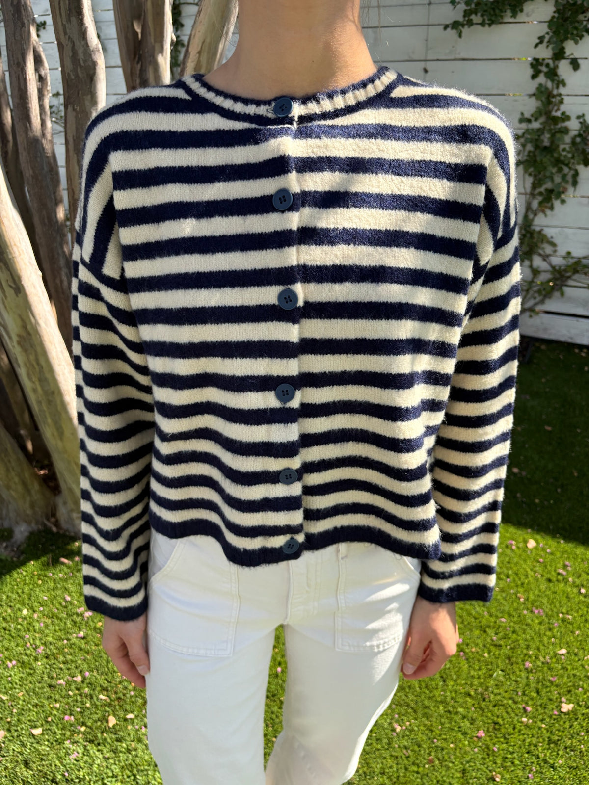 jane cardigan and scarf