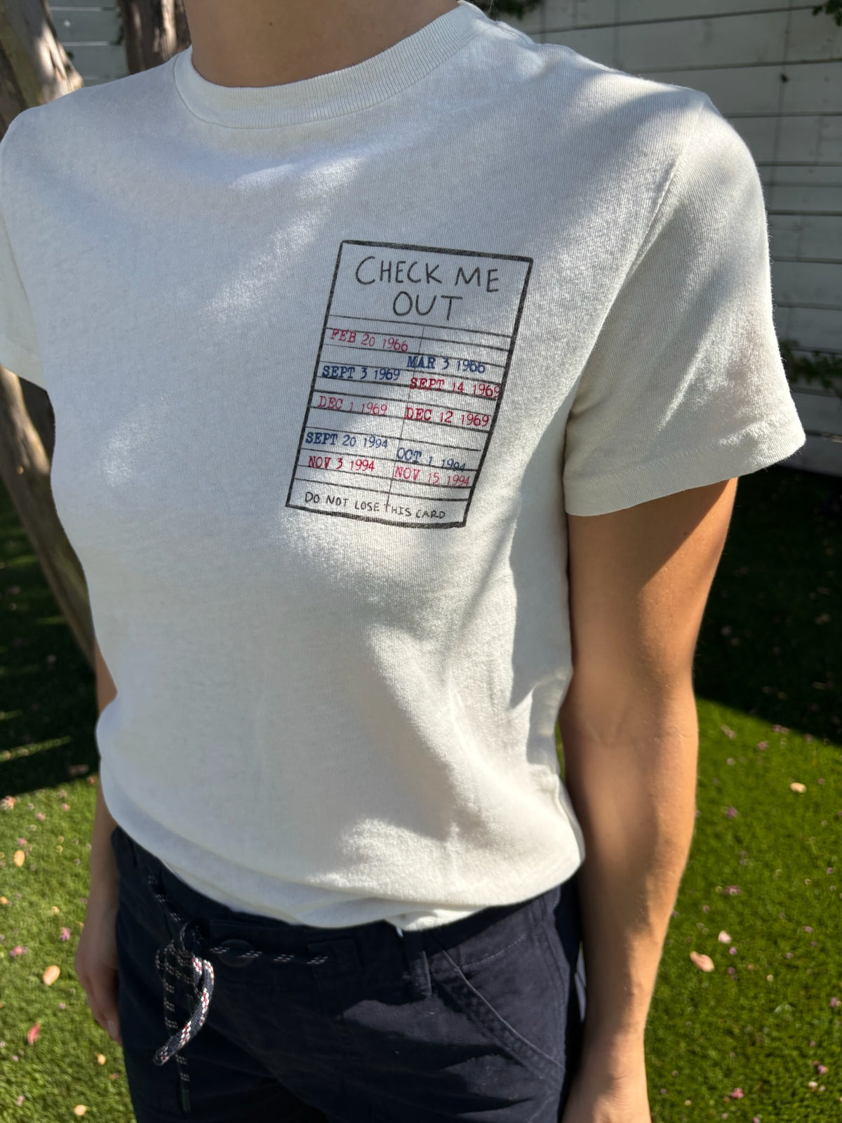 check out tee