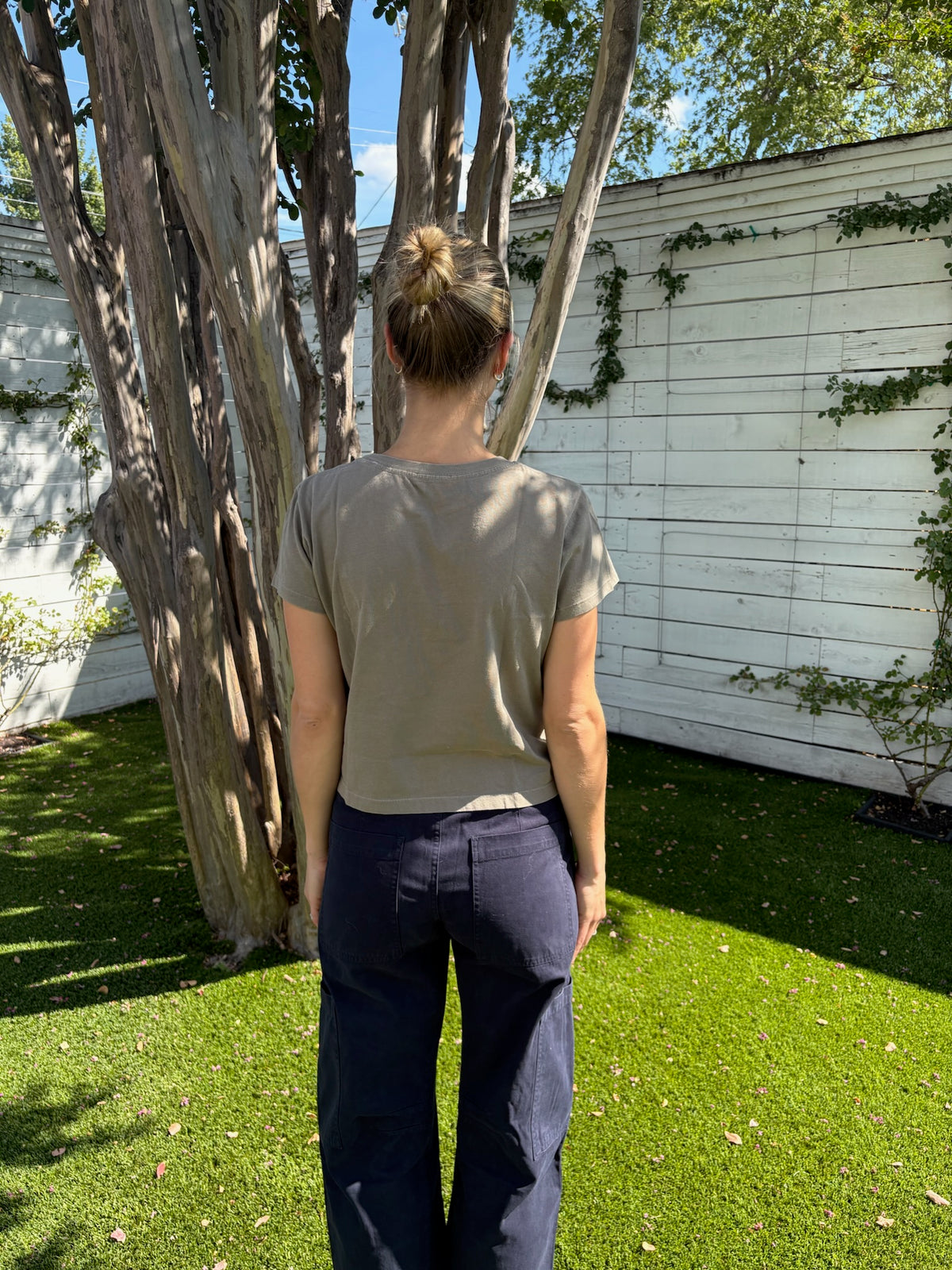 adine shrunken tee in trail