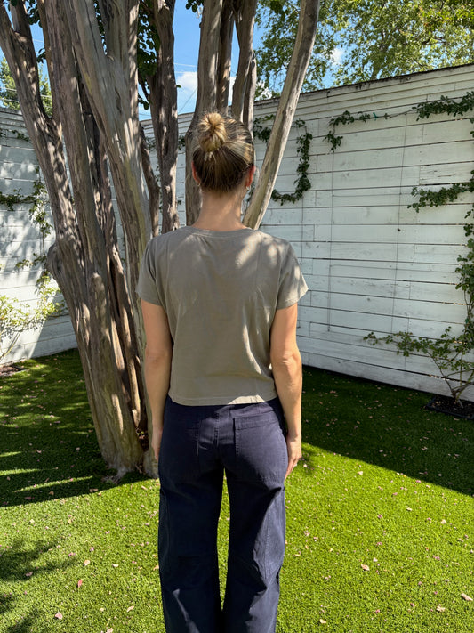 adine shrunken tee in trail