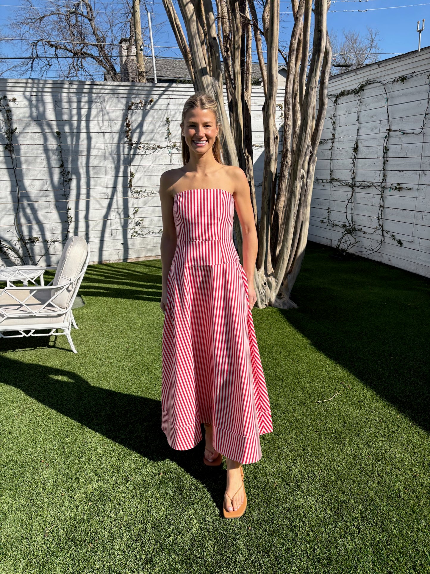 sloane denim dress