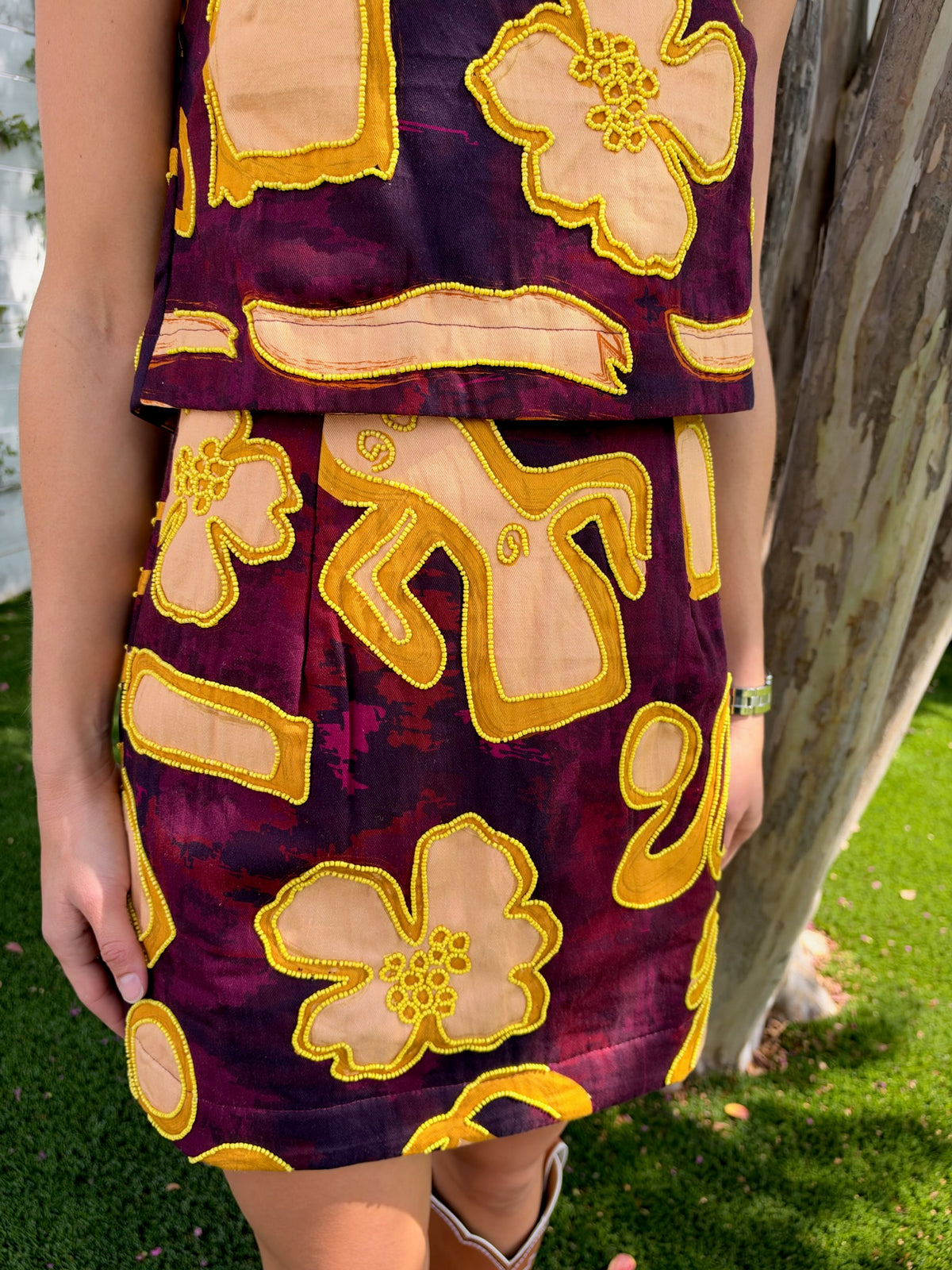 delia skirt in reverie