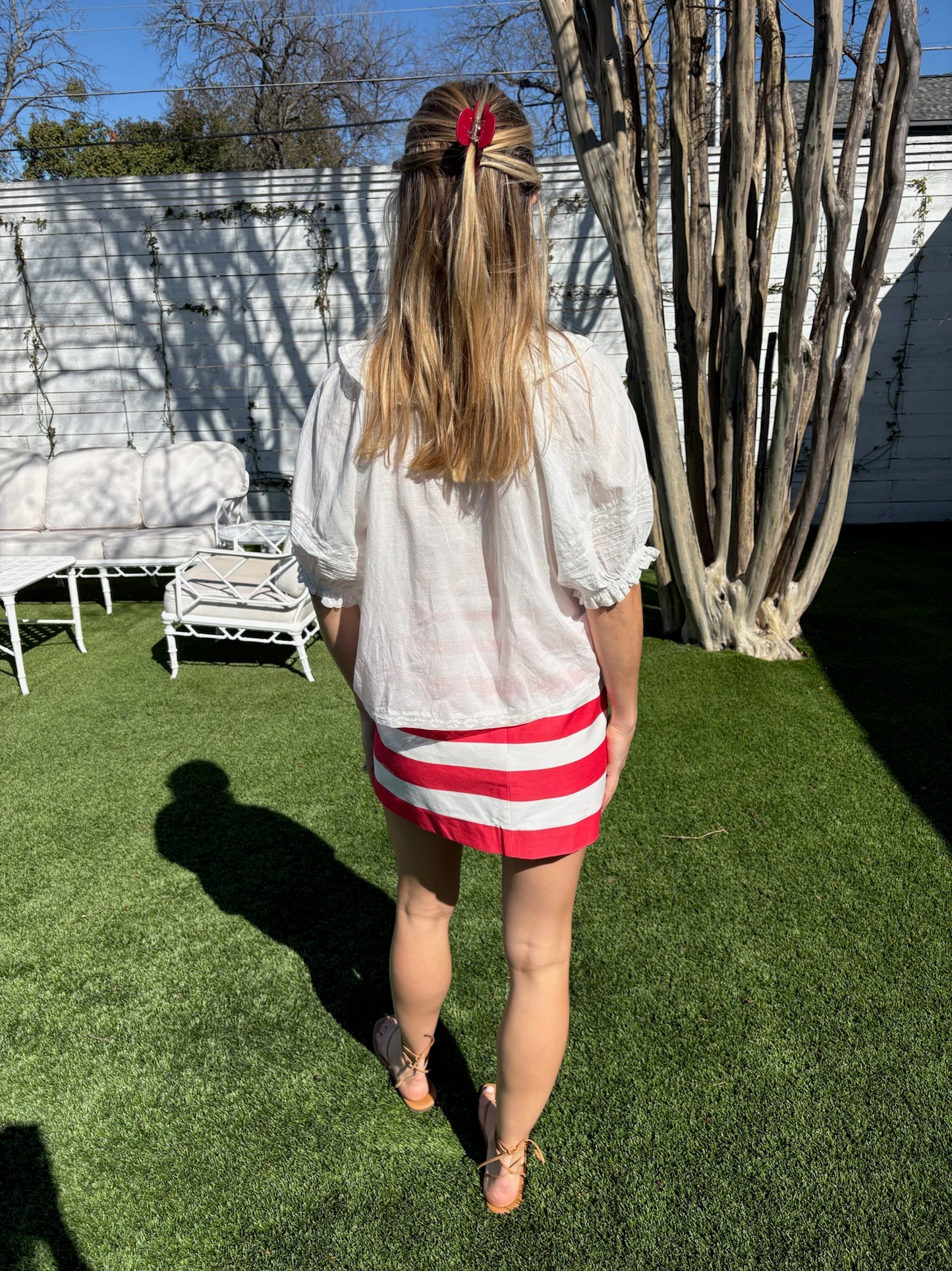 ula denim mini skirt