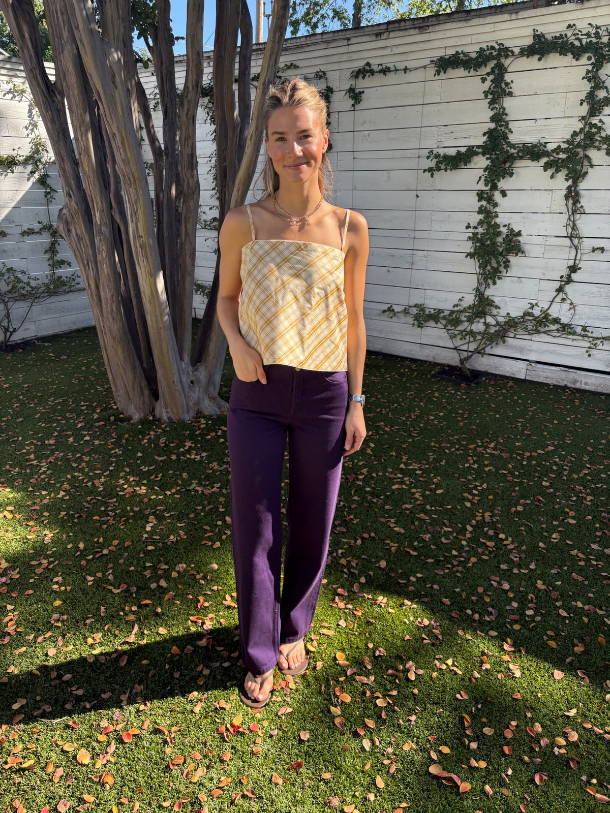 everyday jean in purple
