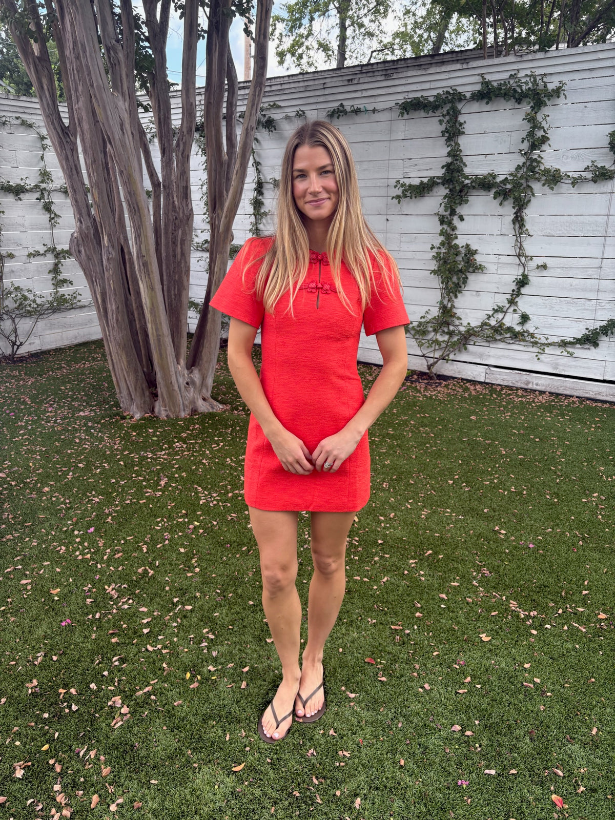helena boucle dress