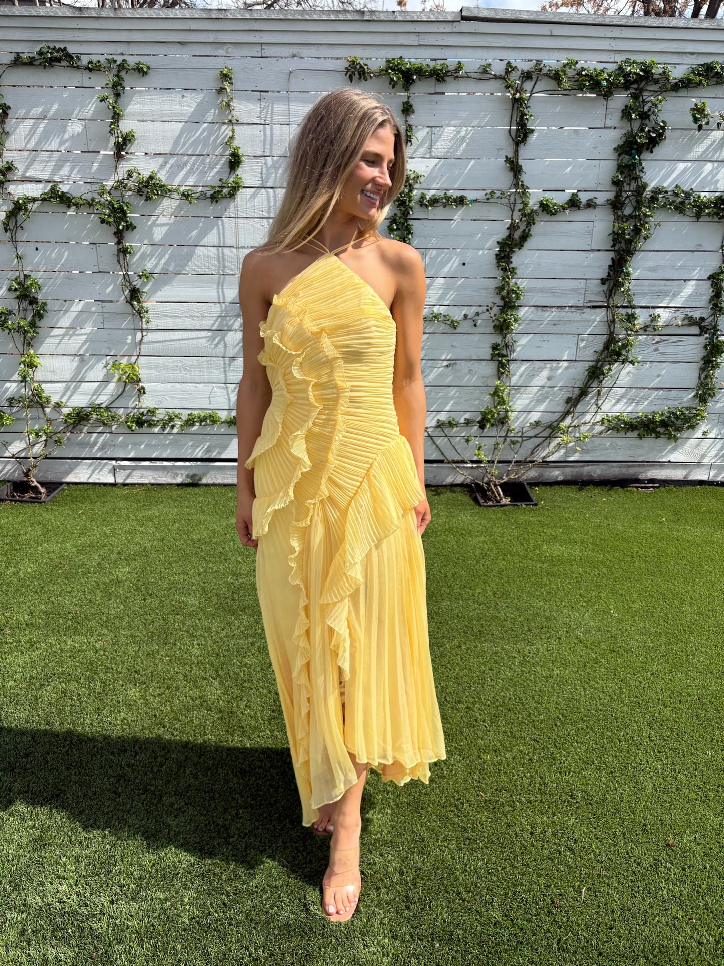 lorelie halter gown