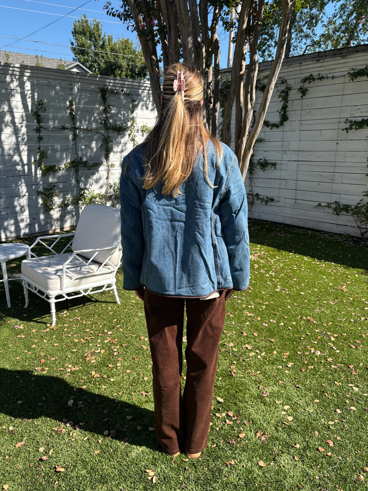 townes jacket in classic blue