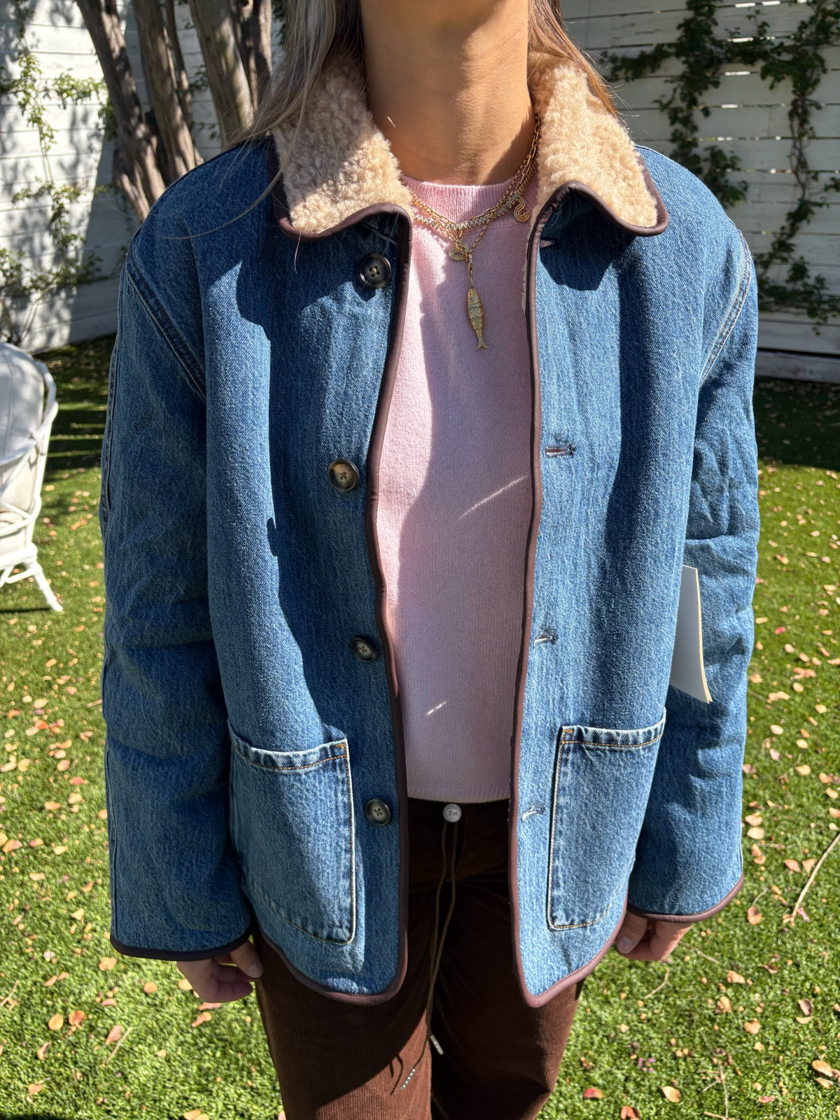 townes jacket in classic blue