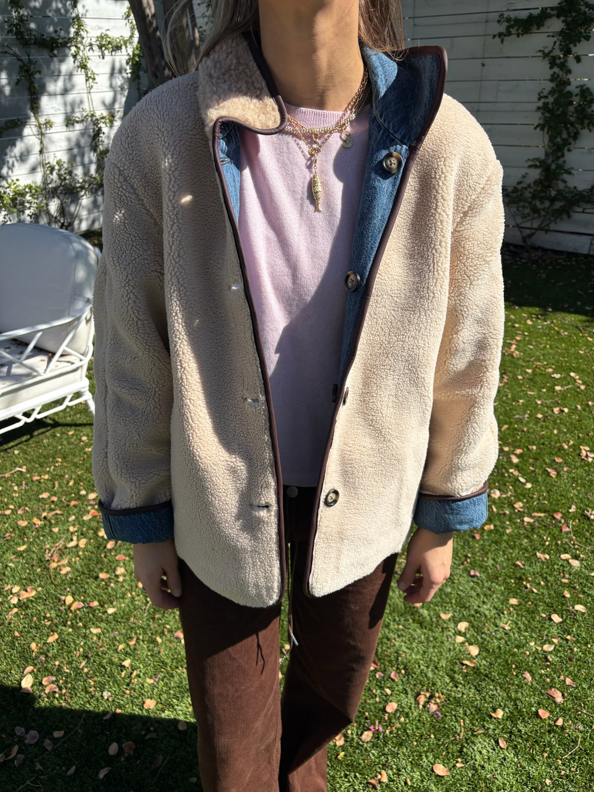 townes jacket in classic blue