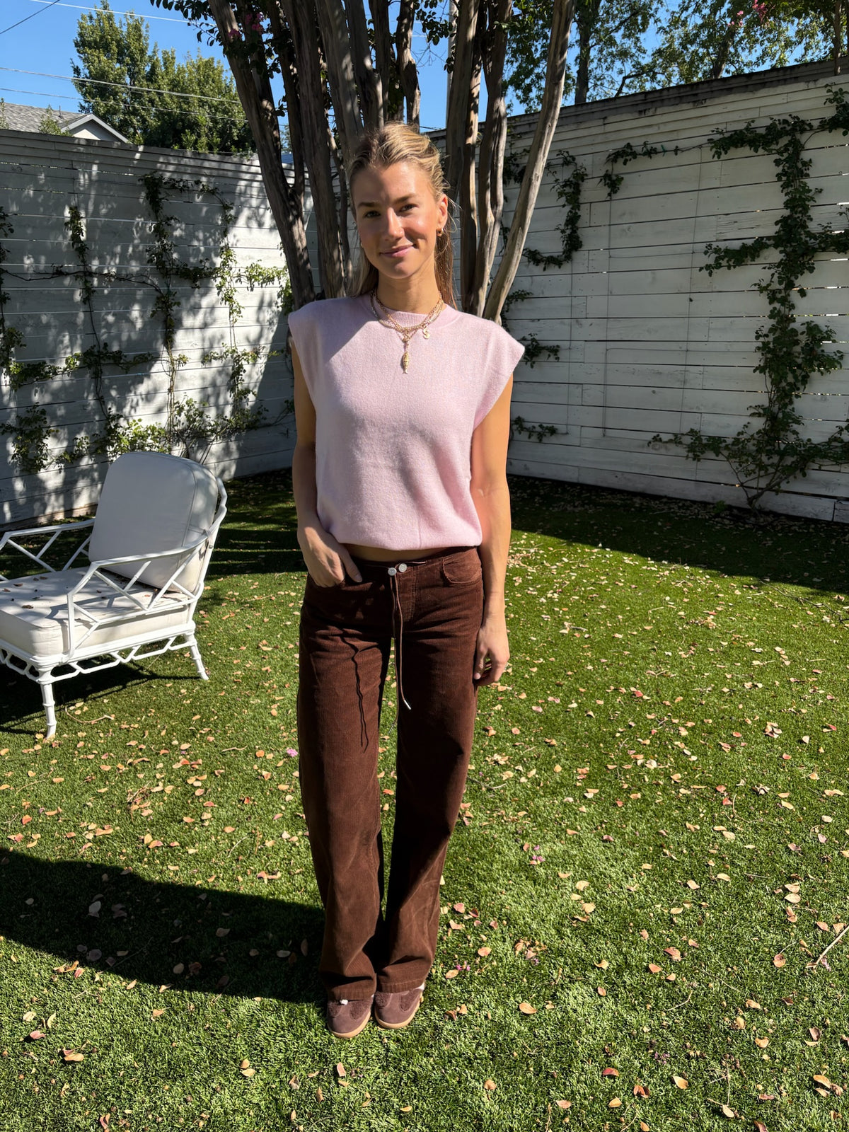 cool jean in chocolate cord