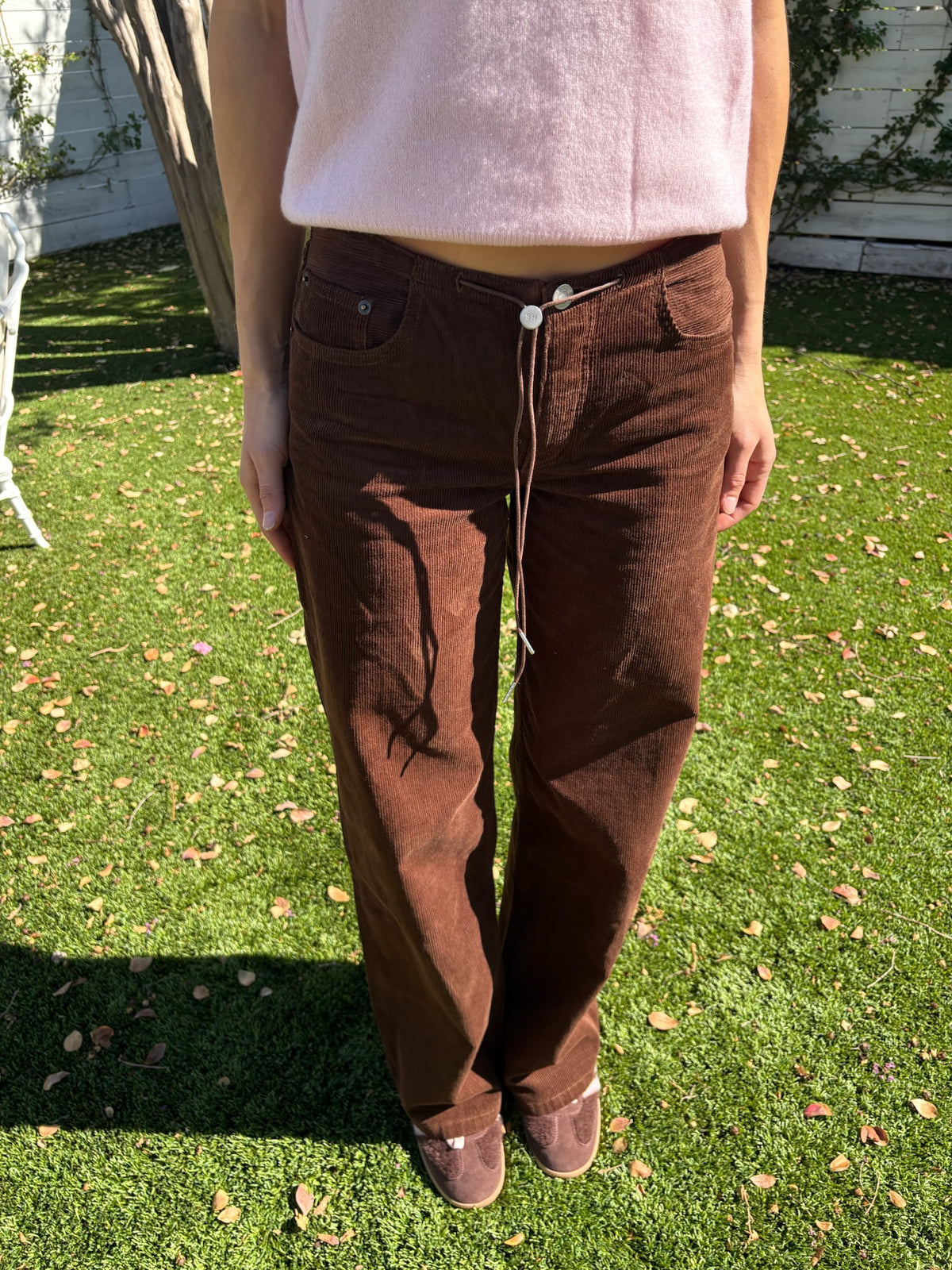 cool jean in chocolate cord