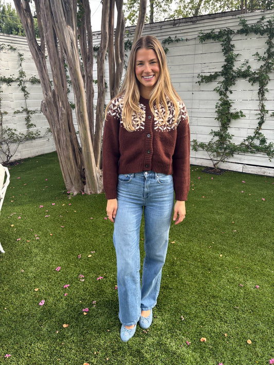 hannah fair isle cardigan