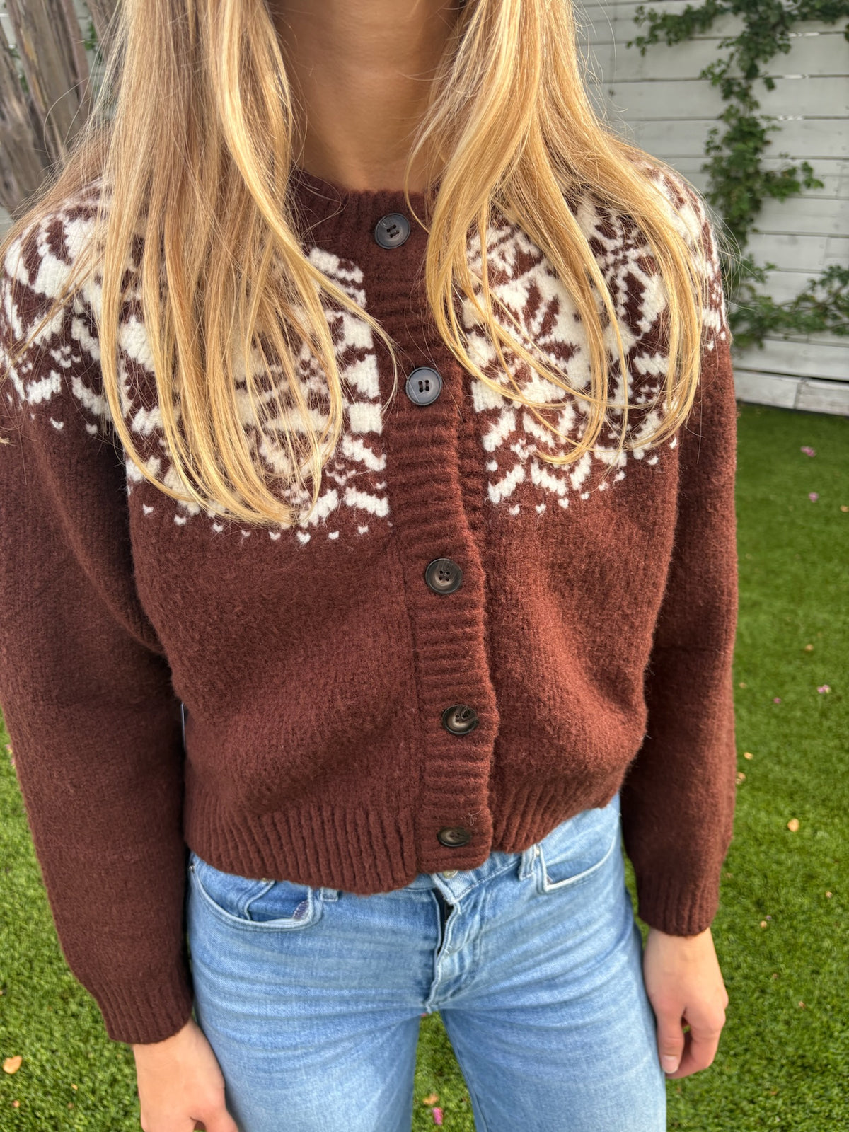 hannah fair isle cardigan