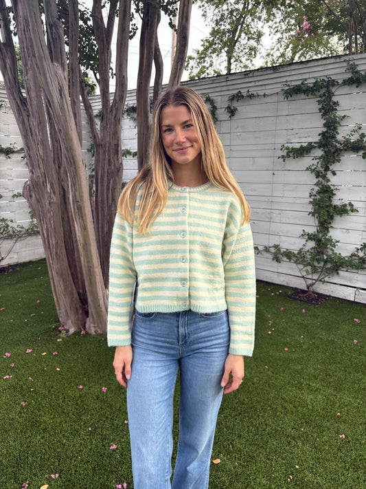 jane cardigan and scarf