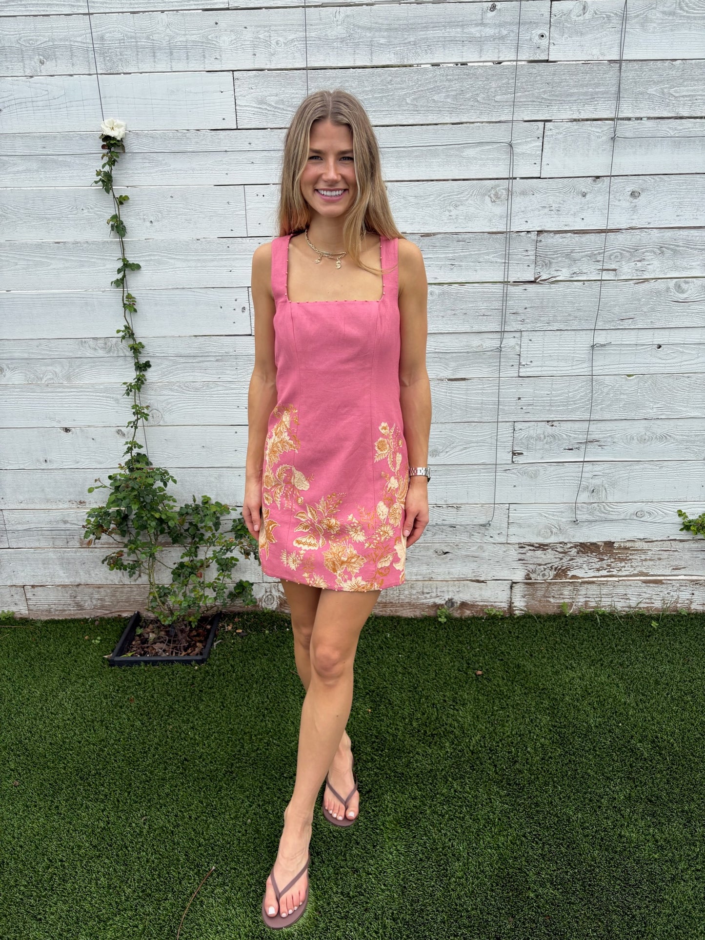dani square mini dress