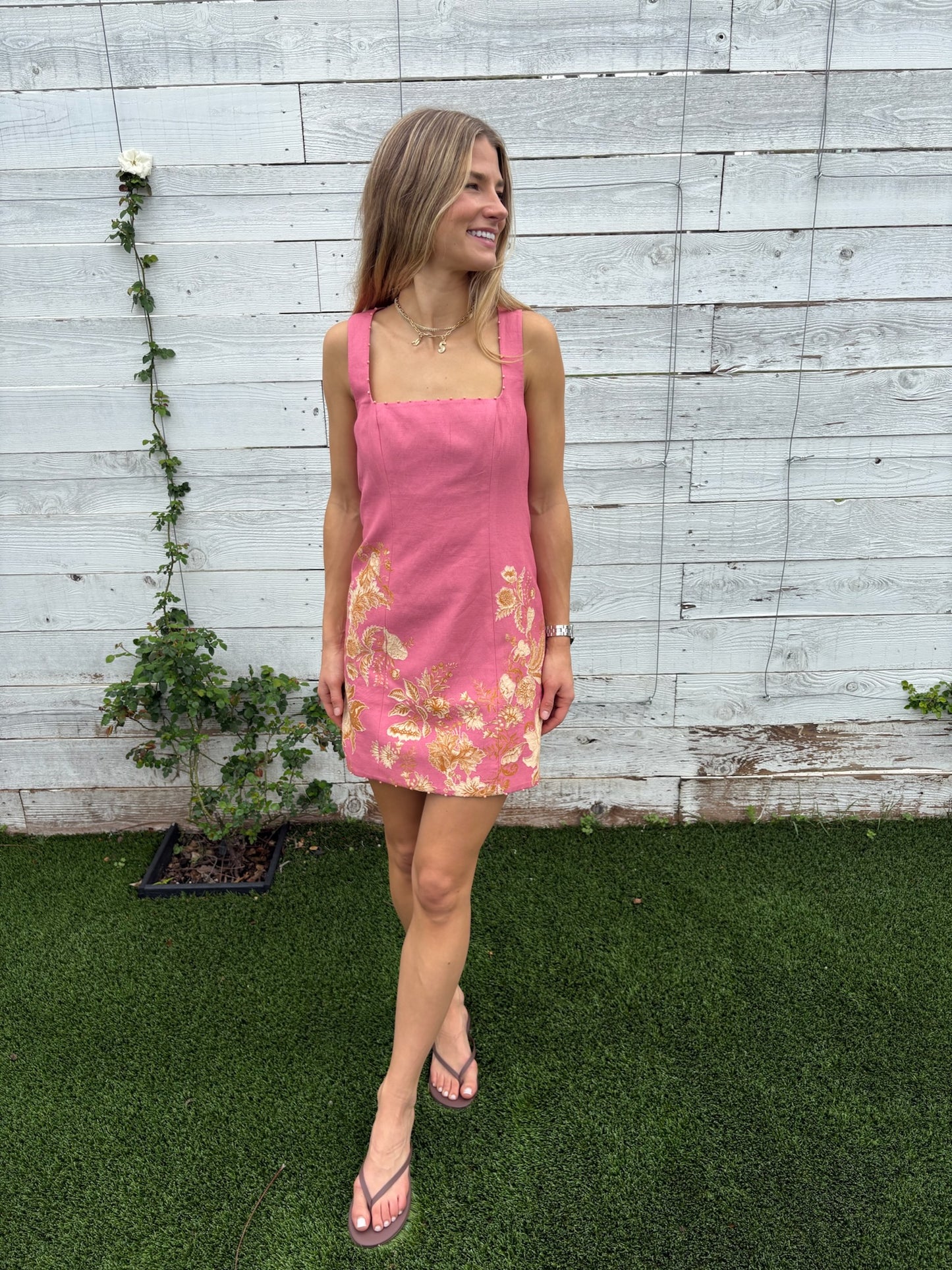 dani square mini dress