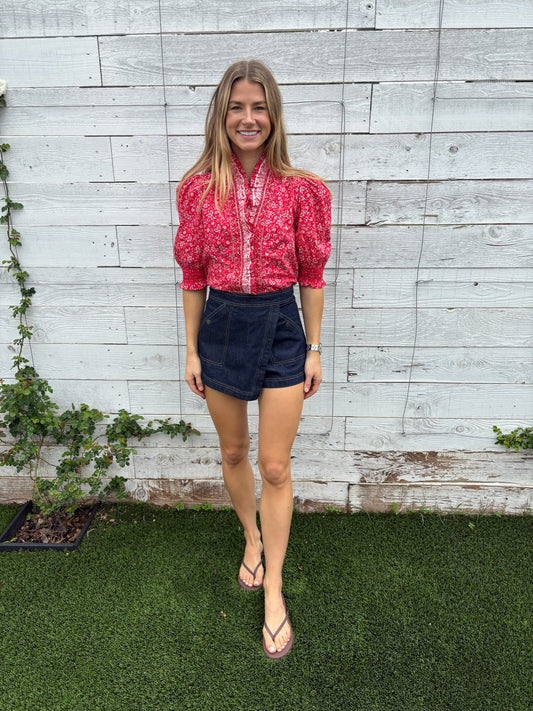 rita wrap skort